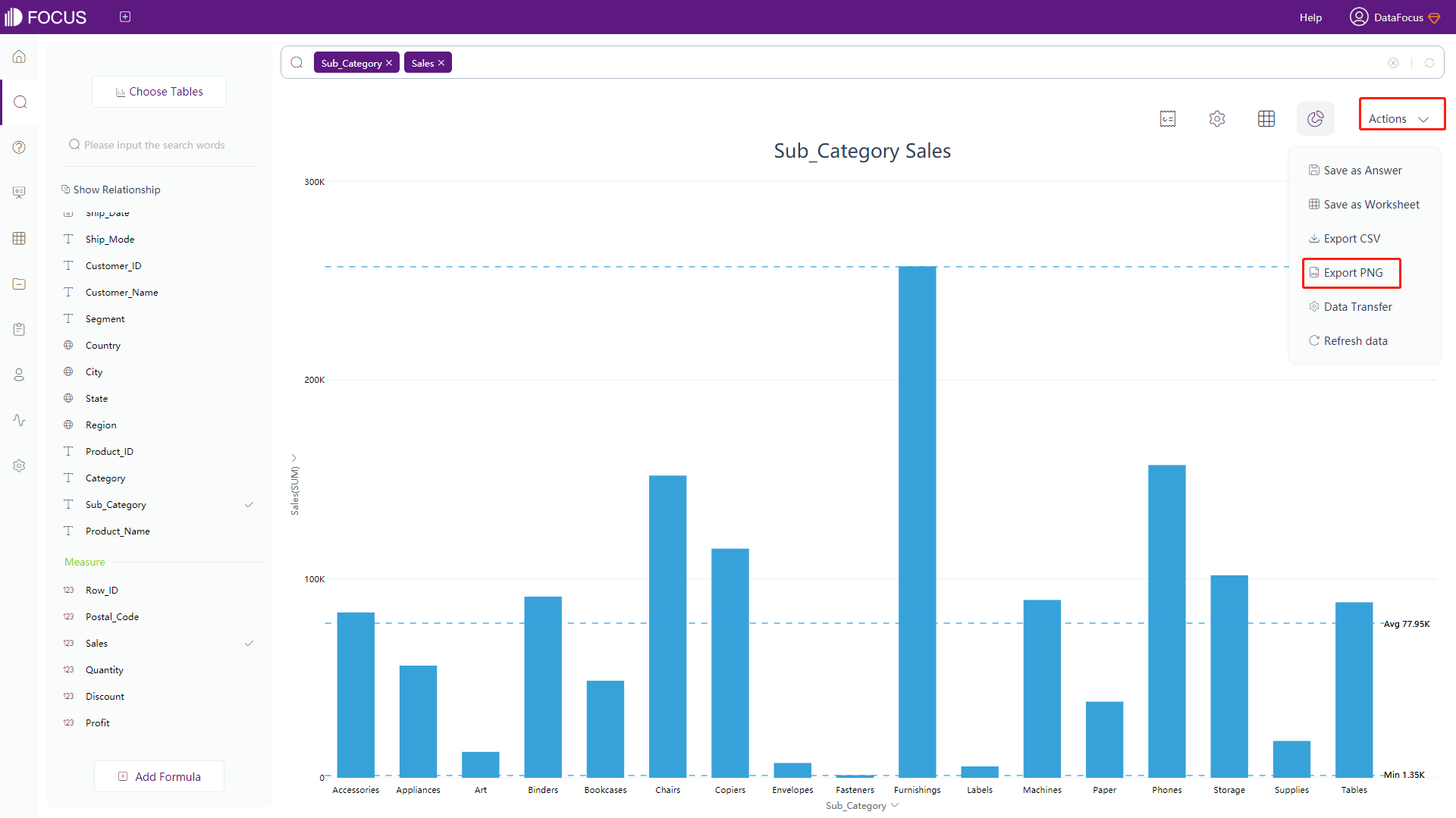 Figure 3-11-1 Export PNG